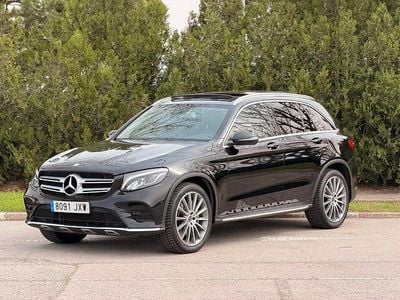 Usado Mercedes GLC250 204 CV (150 kW) 2017 Negro SUV