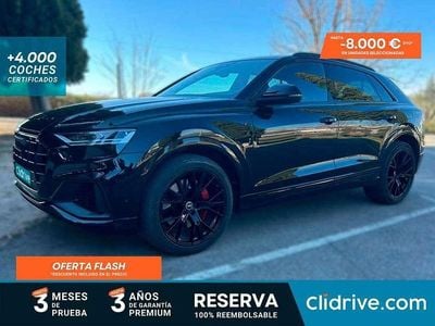Usado Audi Q8 S-Line 340 CV (250 kW) 2021 Negro SUV
