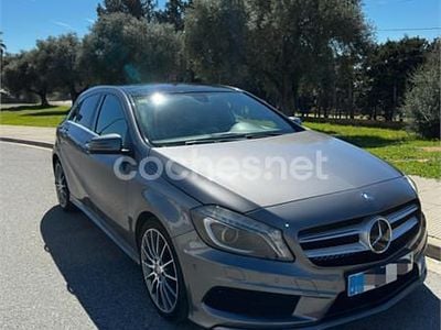 Usado Mercedes A200 AMG line 156 CV (114 kW) 2015 Gris / plata Berlina