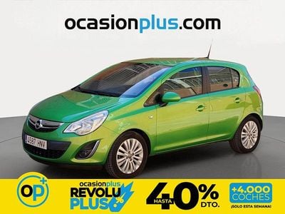 Usado Opel Corsa Selective 86 CV (63 kW) 2013 Verde Utilitario