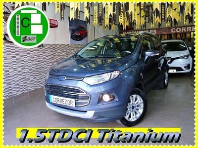 Usado Ford Ecosport Titanium 95 CV (69 kW) 2015 Gris SUV