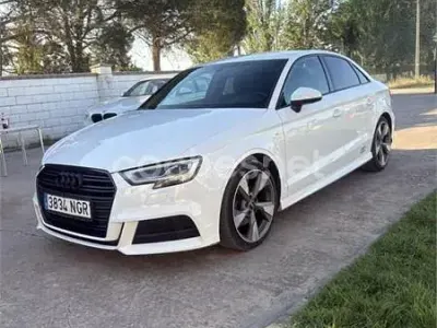 Usado Audi A3 S-Line 150 CV (110 kW) 2018 Blanco Berlina