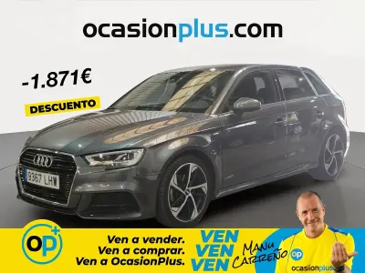 Usado Audi A3 S-Line 116 CV (85 kW) 2020 Gris Berlina