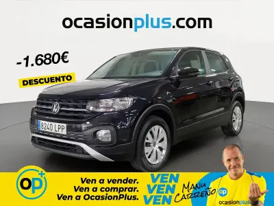 Usado VW T-Cross Edition 95 CV (69 kW) 2021 Negro SUV