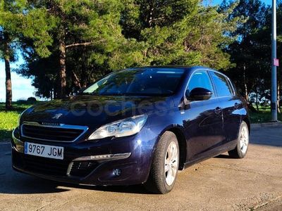 Usado Peugeot 308 Style 120 CV (88 kW) 2015 Azul Berlina