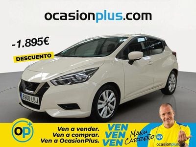 Usado Nissan Micra Acenta 100 CV (73 kW) 2019 Blanco Utilitario