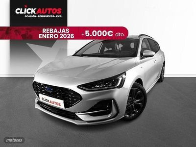 Usado Ford Focus ST-Line 125 CV (91 kW) 2024 Plateado Familiar