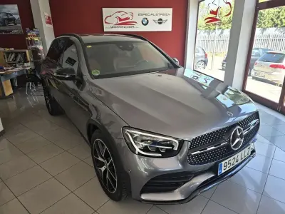 Usado Mercedes GLC220 170 CV (125 kW) 2020 Gris SUV