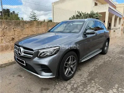 Usado Mercedes GLC250 211 CV (155 kW) 2018 Gris / plata SUV