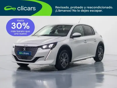 Usado Peugeot e-208 Allure 100 kW (136 CV) 2021 Blanco Utilitario