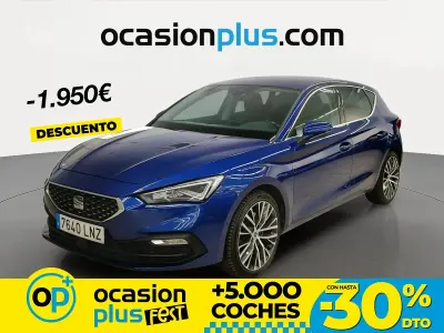 Usado Seat Leon XCELLENCE 150 CV (110 kW) 2021 Azul