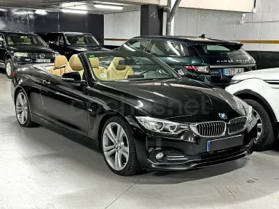 Usado BMW 420 Cabriolet Luxury Line 184 CV (135 kW) 2014 Negro Descapotable