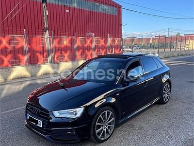 Usado Audi A3 S-Line 184 CV (135 kW) 2016 Negro Berlina