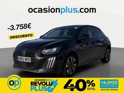 Usado Peugeot 208 Allure 100 CV (73 kW) 2025 Negro Utilitario