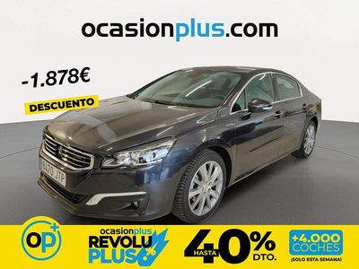 Usado Peugeot 508 GT-line 150 CV (110 kW) 2016 Negro Berlina