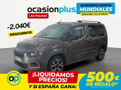 Usado Citroën Berlingo Shine 102 CV (75 kW) 2019 Gris Monovolumen