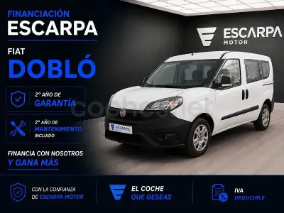 Usado Fiat Doblò Easy 95 CV (69 kW) 2019 Blanco Monovolumen