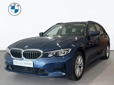 Usado BMW 318 150 CV (110 kW) 2021 Azul Familiar
