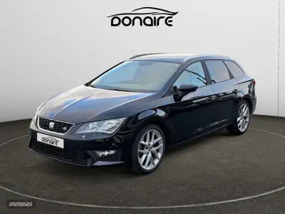 Usado Seat Leon ST FR 150 CV (110 kW) 2015 Negro Familiar