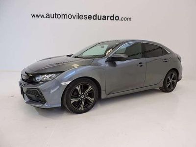 Usado Honda Civic Elegance 129 CV (94 kW) 2018 Gris Utilitario