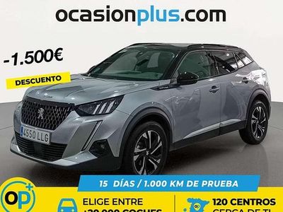 Usado Peugeot 2008 GT-line 131 CV (96 kW) 2020 Gris SUV