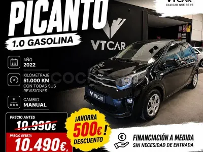 Usado Kia Picanto Comfort 67 CV (49 kW) 2022 Negro Utilitario