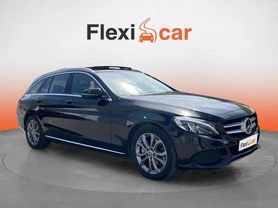 Usado Mercedes C200 150 CV (110 kW) 2018 Negro Familiar