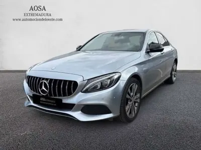 Usado Mercedes C220 Avantgarde 170 CV (125 kW) 2016 Plateado Berlina