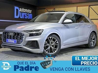 Usado Audi Q8 S-Line 290 CV (213 kW) 2021 Gris SUV