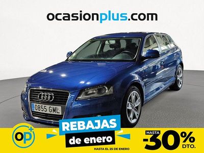 Azul Usado 2009 Audi A3 Ambition Berlina | 8990 € (Precio justo)