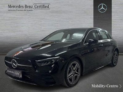 Negro noche Usado 2024 Mercedes A180 AMG line | 33.100 € (Precio justo)