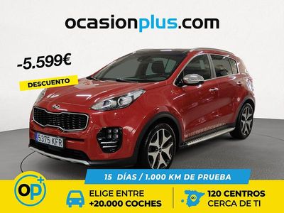 Rojo Usado 2017 Kia Sportage GT-Line SUV | 14.991 € (Buen precio)