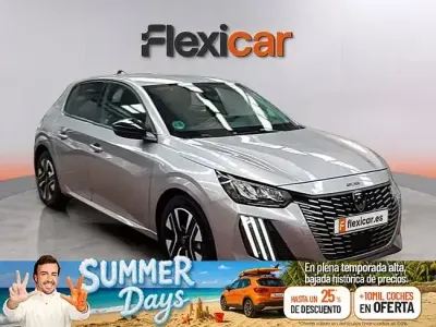 Usado Peugeot 208 Allure 100 CV (73 kW) 2025 Gris Utilitario