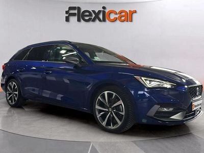 Azul Usado 2021 Seat Leon FR Familiar | 17.690 € (Buen precio)