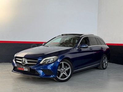 Usado Mercedes C200 160 CV (117 kW) 2018 Azul Familiar