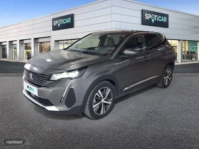Usado Peugeot 3008 Allure 225 CV (165 kW) 2021 Gris SUV