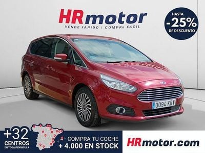 Usado Ford S-MAX Titanium 150 CV (110 kW) 2018 Rojo Monovolumen