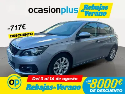 Usado Peugeot 308 Style 130 CV (95 kW) 2020 Gris Berlina