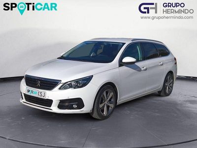 Blanco Usado 2019 Peugeot 308 SW Allure Familiar | 8850 € (Precio justo)