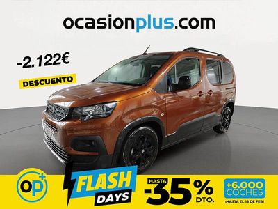 Usado Peugeot Rifter Allure 130 CV (95 kW) 2020 Marrón Monovolumen