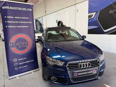 Usado Audi A1 Ambition 122 CV (89 kW) 2012 Azul Utilitario