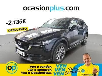 Usado Mazda CX-5 165 CV (121 kW) 2019 Negro SUV