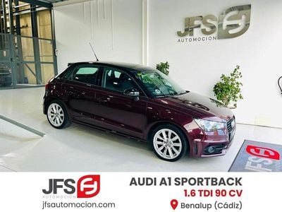 Usado Audi A1 Sportback S-Line 91 CV (66 kW) 2015 Rojo Utilitario