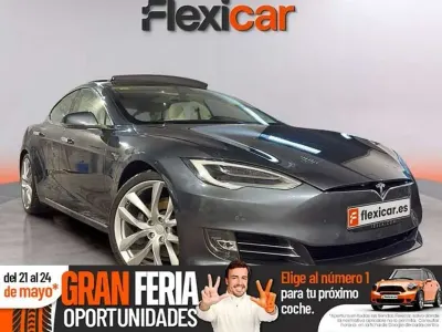 Usado Tesla Model S 386 kW (525 CV) 2018 Gris Utilitario