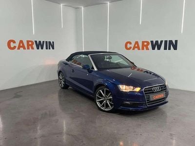 Azul Usado 2014 Audi A3 Cabriolet Ambition Descapotable | 14.900 € (Precio justo)