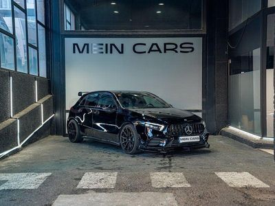 Usado Mercedes A250 AMG line 224 CV (164 kW) 2019 Negro Berlina