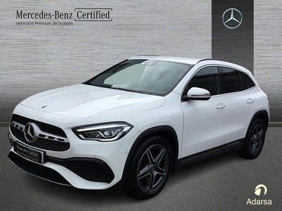 Blanco polar Usado 2021 Mercedes GLA200 AMG line SUV | 28.950 € (Precio justo)
