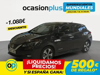 Usado Nissan Leaf N-Connecta 110 kW (150 CV) 2018 Negro Utilitario