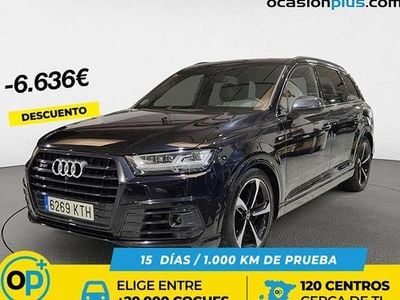 Usado Audi SQ7 S-Line 435 CV (319 kW) 2018 Negro SUV