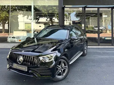 Usado Mercedes GLC220 194 CV (142 kW) 2020 Negro SUV